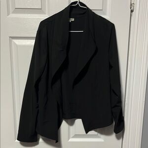 Max studio stretchy material Black Women's blazer Jacket size large